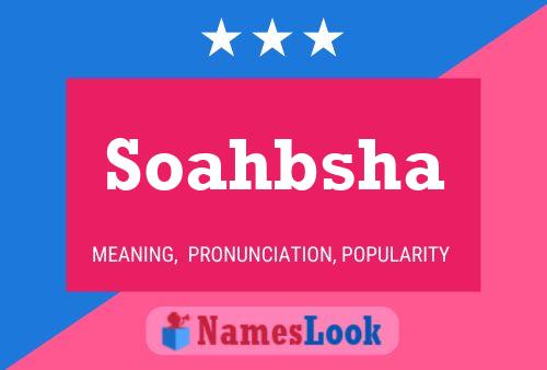 Soahbsha Name Poster