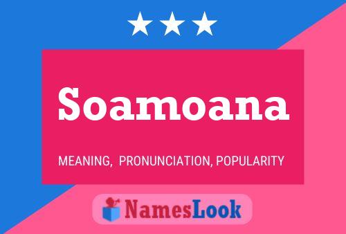 Soamoana Name Poster