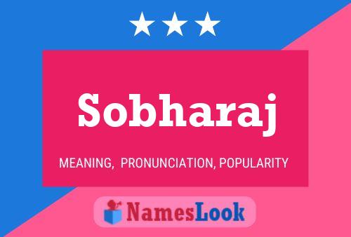 Sobharaj Name Poster