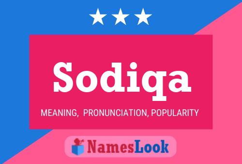 Sodiqa Name Poster