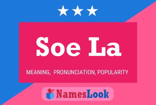 Soe La Name Poster