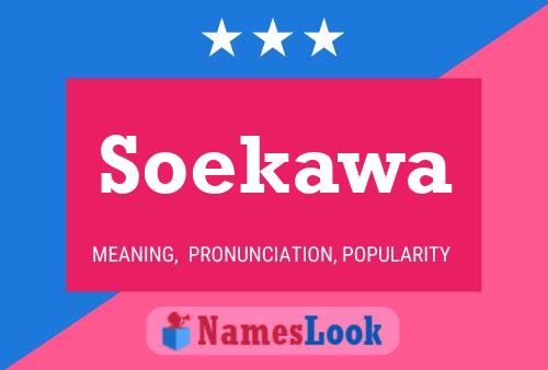 Soekawa Name Poster