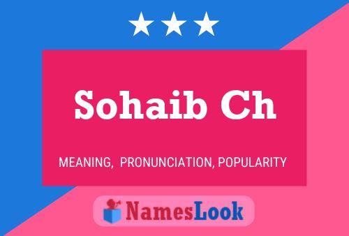 Sohaib Ch Name Poster