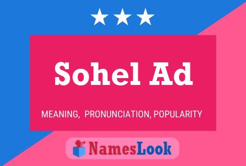 Sohel Ad Name Poster