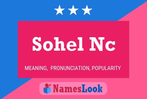 Sohel Nc Name Poster