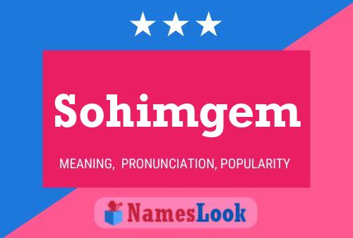 Sohimgem Name Poster