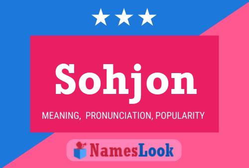 Sohjon Name Poster