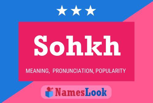 Sohkh Name Poster