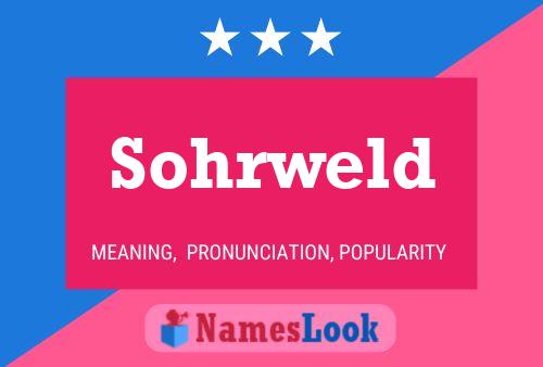 Sohrweld Name Poster