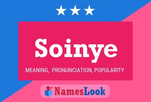 Soinye Name Poster