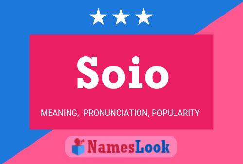 Soio Name Poster