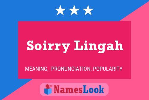 Soirry Lingah Name Poster