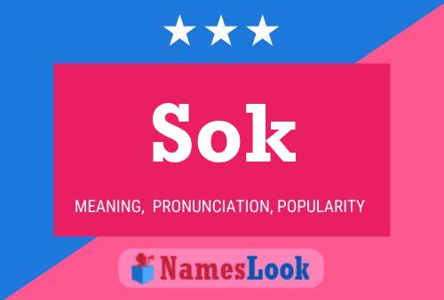 Sok Name Poster