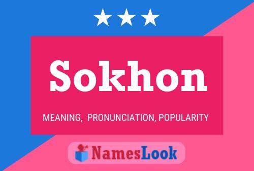 Sokhon Name Poster