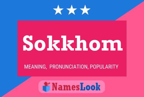 Sokkhom Name Poster