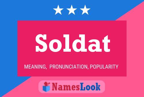 Soldat Name Poster