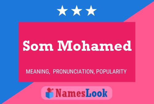 Som Mohamed Name Poster