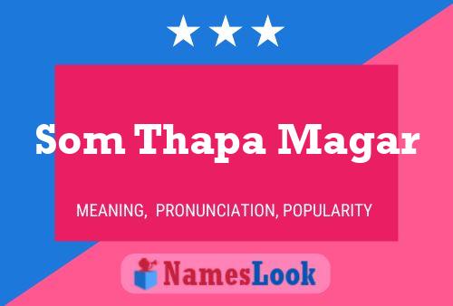 Som Thapa Magar Name Poster