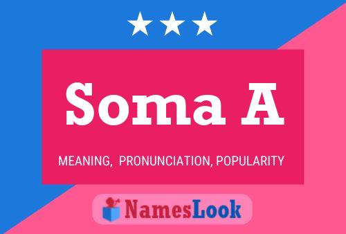 Soma A Name Poster