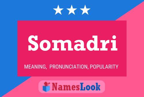 Somadri Name Poster