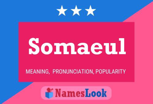 Somaeul Name Poster