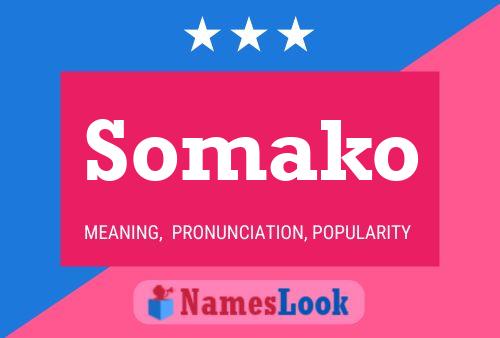 Somako Name Poster