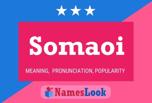 Somaoi Name Poster