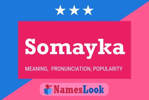 Somayka Name Poster