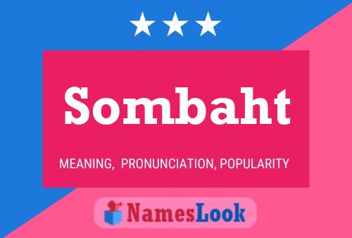 Sombaht Name Poster