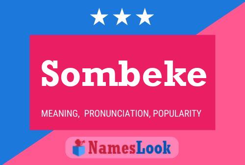 Sombeke Name Poster