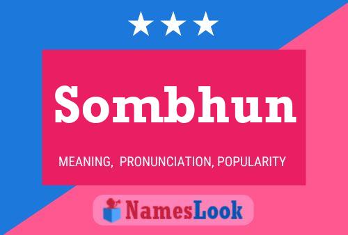 Sombhun Name Poster