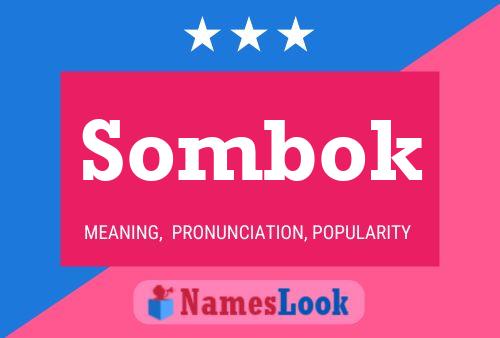 Sombok Name Poster