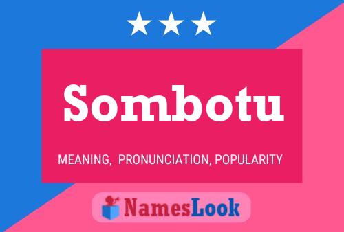 Sombotu Name Poster