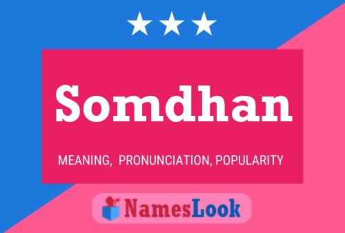 Somdhan Name Poster