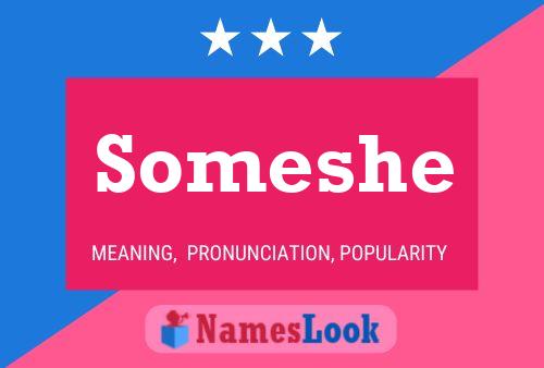 Someshe Name Poster