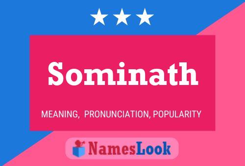 Sominath Name Poster