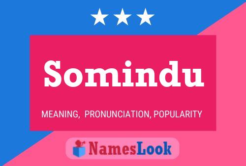 Somindu Name Poster