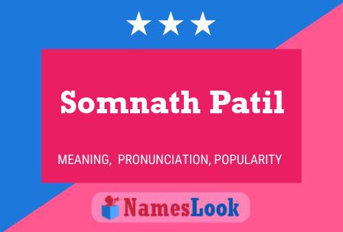 Somnath Patil Name Poster