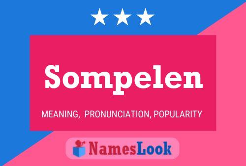 Sompelen Name Poster