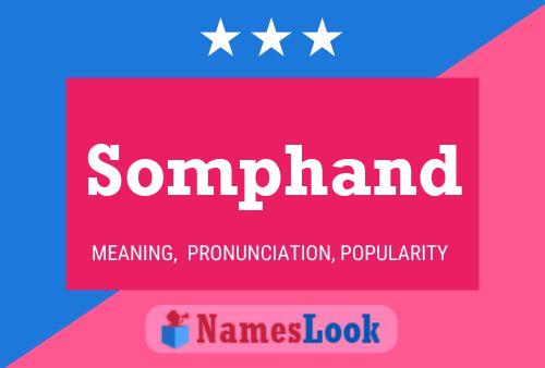 Somphand Name Poster