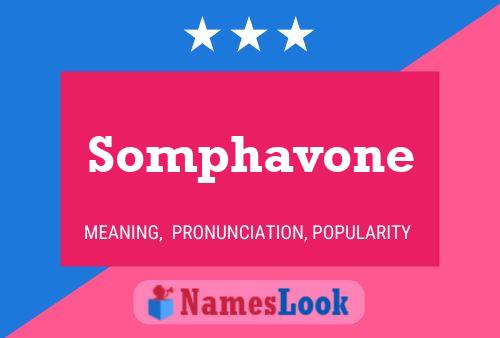 Somphavone Name Poster