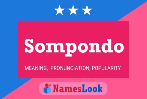 Sompondo Name Poster