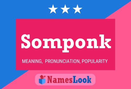 Somponk Name Poster