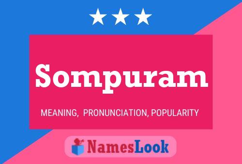 Sompuram Name Poster