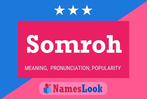 Somroh Name Poster