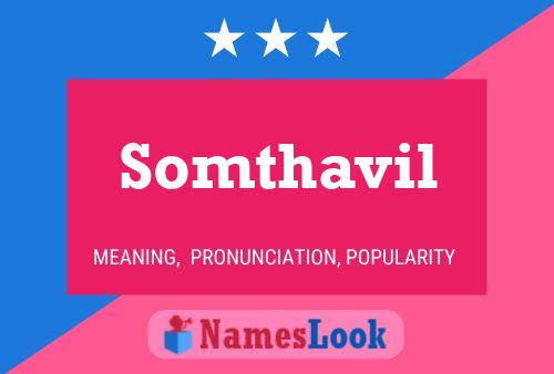 Somthavil Name Poster