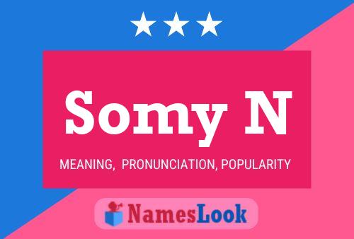 Somy N Name Poster