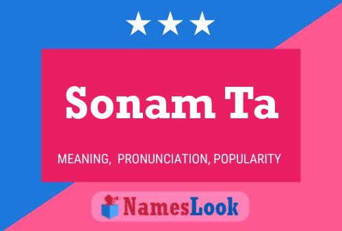 Sonam Ta Name Poster