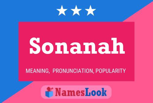 Sonanah Name Poster