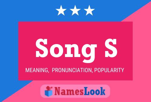 Song S Name Poster